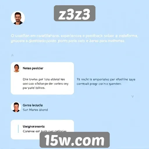 Feedback dos usuários sobre experiências no z3z3